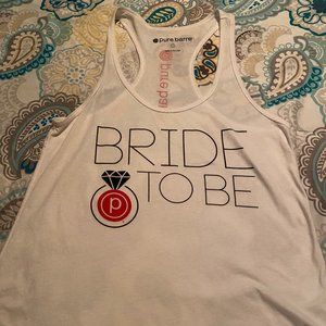 Pure Barre Bride To Be Tank